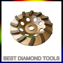 4" 9" Fast Speed Turbo Diamond Grinding Diamond Tools Cup Wheel