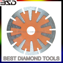 125*10mm Manufacture T shape Segmented Diamond Saw Blades Disco