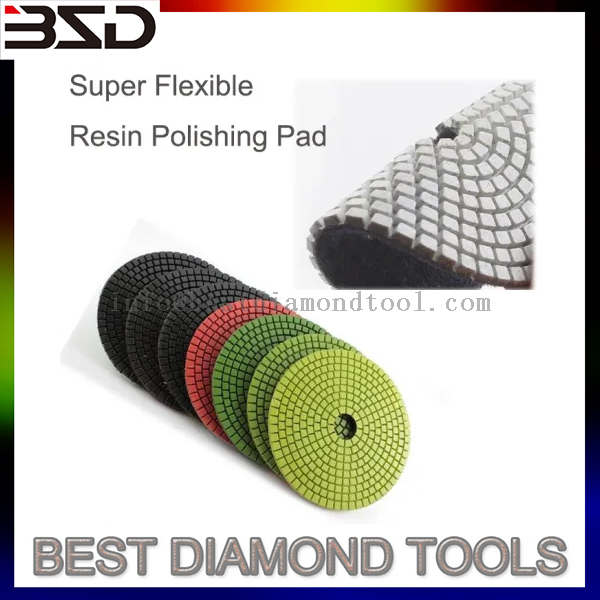 Super Flexible Resin Diamond Polishing Pad