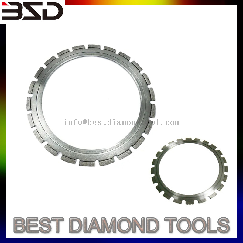 350mm Laser Welded Ring Diamond Saw Blade with Driving Wheel/Diamond Tool
