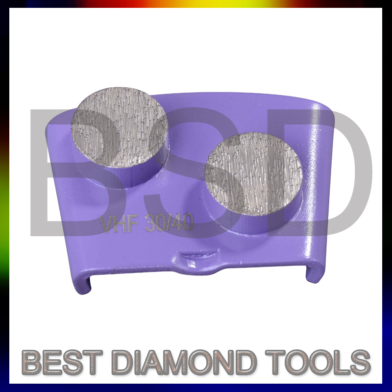 6# 16# 36# 60# Aggrasive HTC Diamond Metal Abrasive Grinding Plate For Floor Grinder